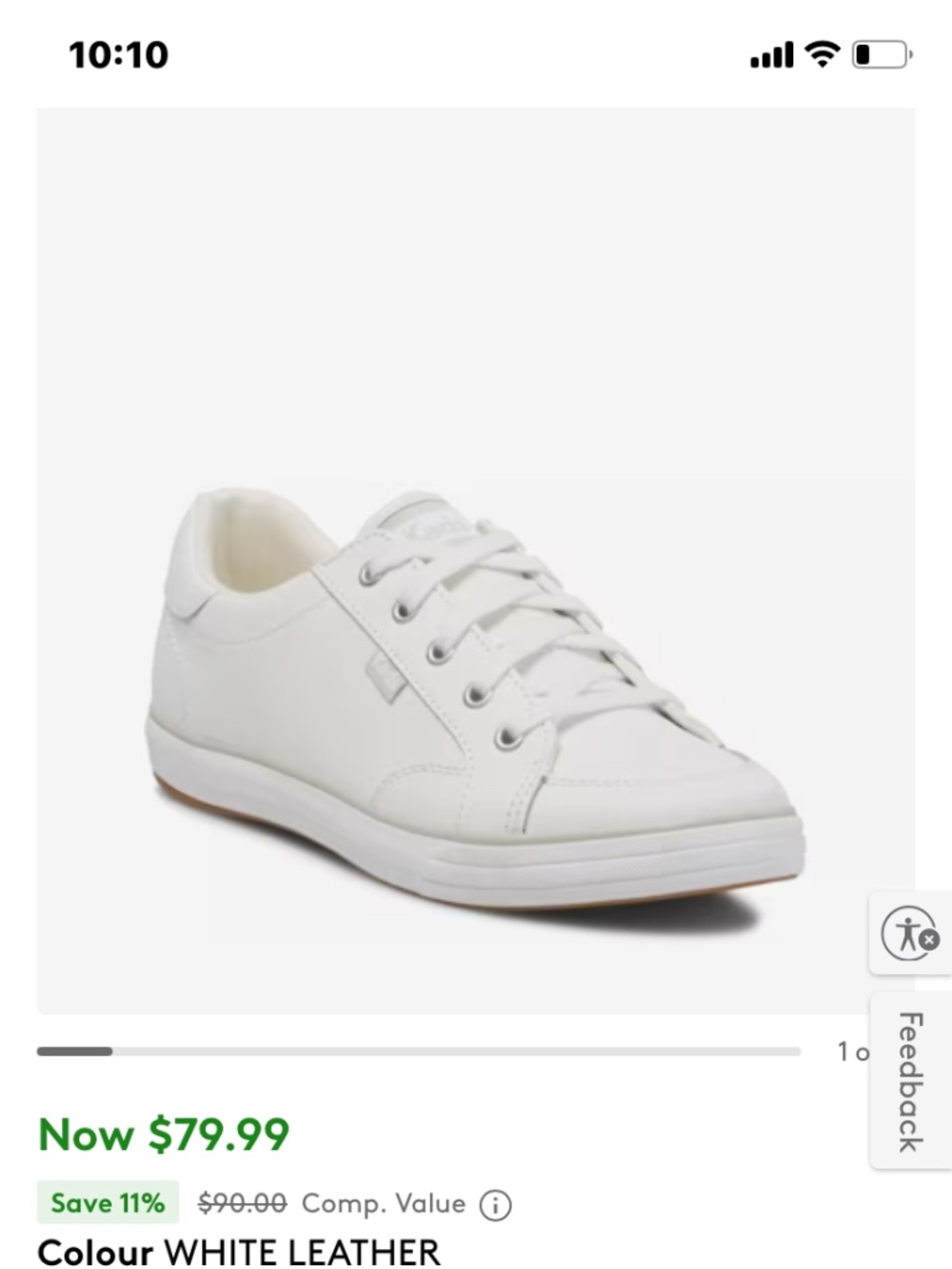 Keds Womens Size 10 leather shoes